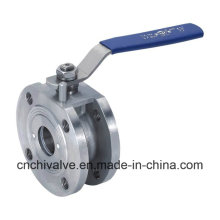 Wafer Flange Italy Ball Valve with Stainless Steel